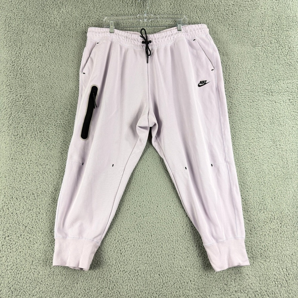 Nike Tech Fleece Joggers Womens 2X Infinite Lilac Purple Pants DA2043-578 Plus